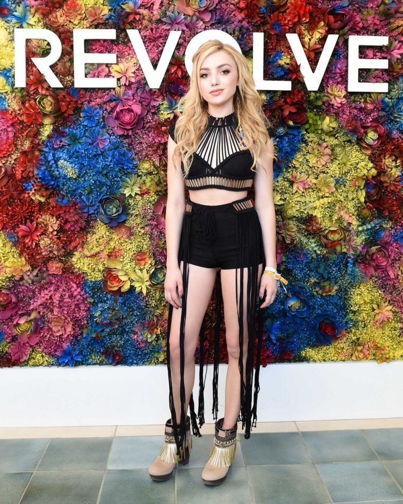 Peyton List Attends the REVOLVE Desert House During the Coachella Valley Music and Arts Festival in Palm Springs-1