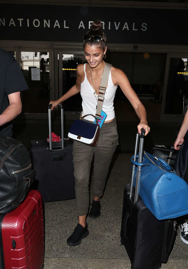 Taylor Hill Arrives at LAX Airport in Los Angeles-3