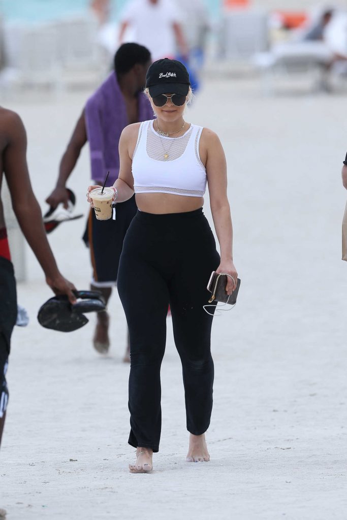 Bebe Rexha Was Seen at the Beach in Miami-2