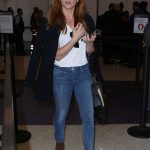 Brittany Snow Arrives at LAX Airport in LA