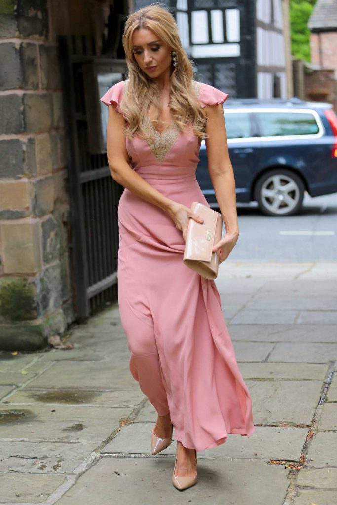 Catherine Tyldesley Arrives at the Poppy Rush Wedding-4