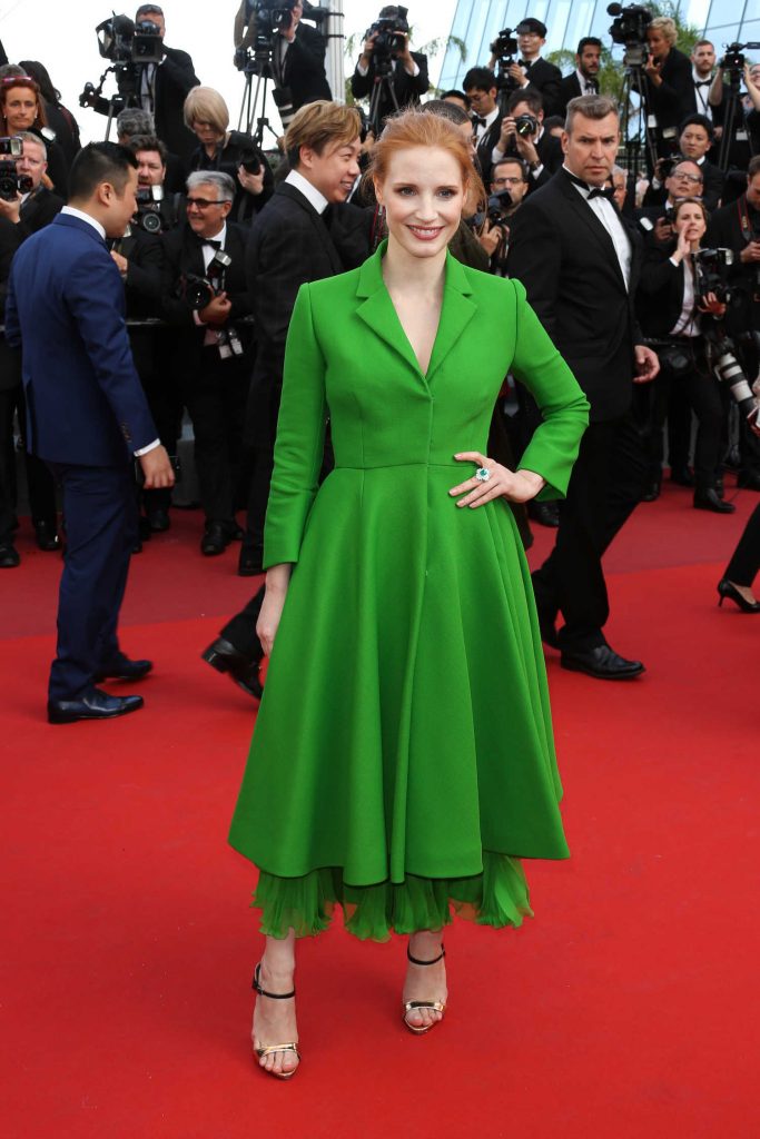 Jessica Chastain at The Meyerowitz Stories Premiere During the 70th Annual Cannes Film Festival-1