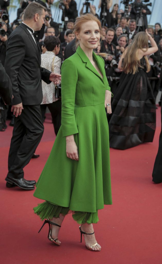 Jessica Chastain at The Meyerowitz Stories Premiere During the 70th Annual Cannes Film Festival-2