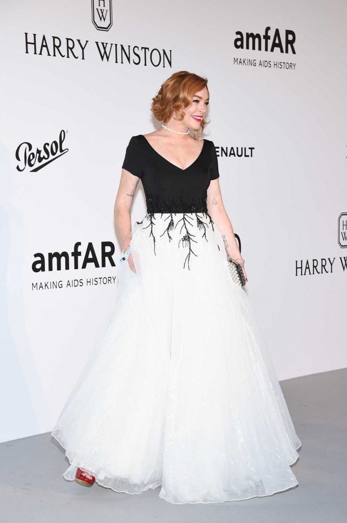 Lindsay Lohan at amfAR's 24th Cinema Against AIDS Gala During the 70th Cannes Film Festival-3