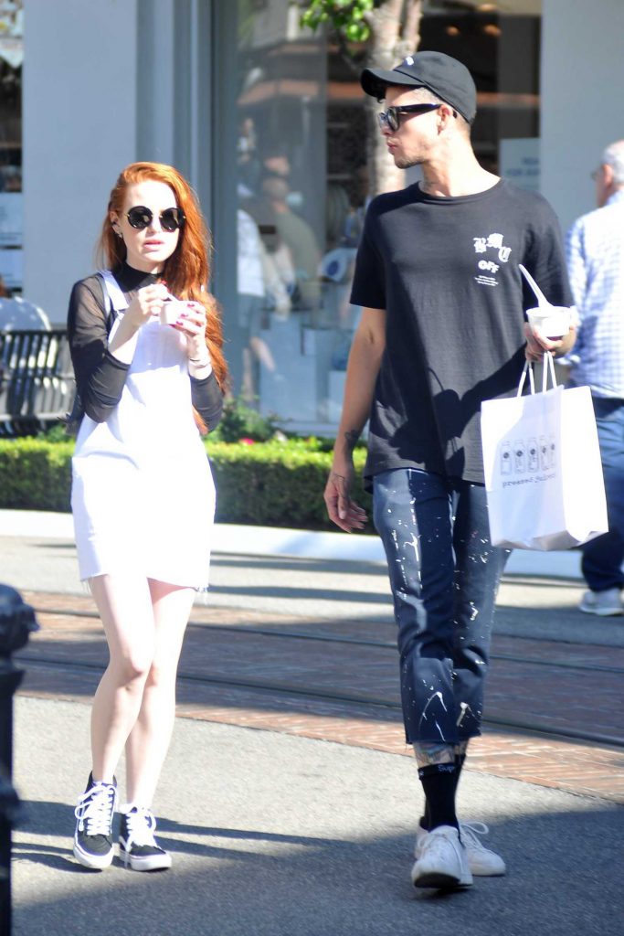 Madelaine Petsch Enjoys an Ice Cream at the Grove in Hollwyood-2