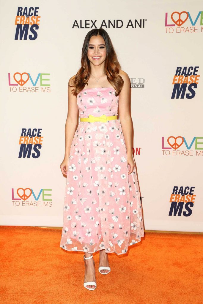 Megan Nicole at the Race to Erase MS Gala in Beverly Hills-1