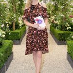 Rachel Riley at the Chelsea Flower Show in London