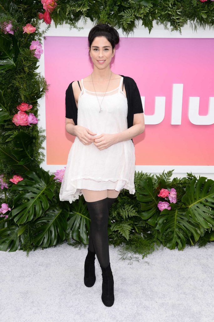 Sarah Silverman Attends the Hulu Upfront in NYC-1