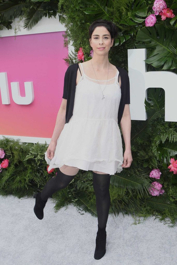 Sarah Silverman Attends the Hulu Upfront in NYC-2