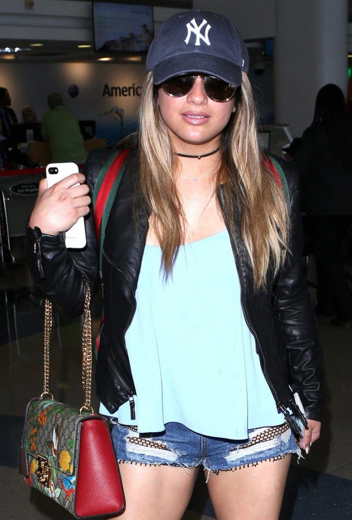 Ally Brooke Shows off Her Legs at LAX Airport in LA-5