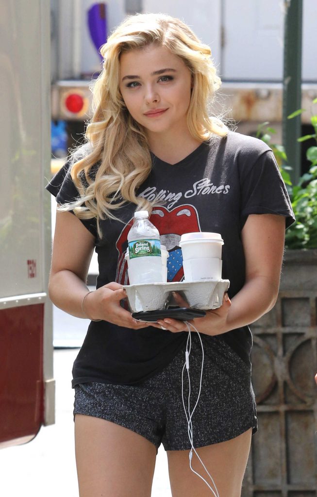 Chloe Moretz on the Set of Louis C.K. Untitled Film Project in NYC-4