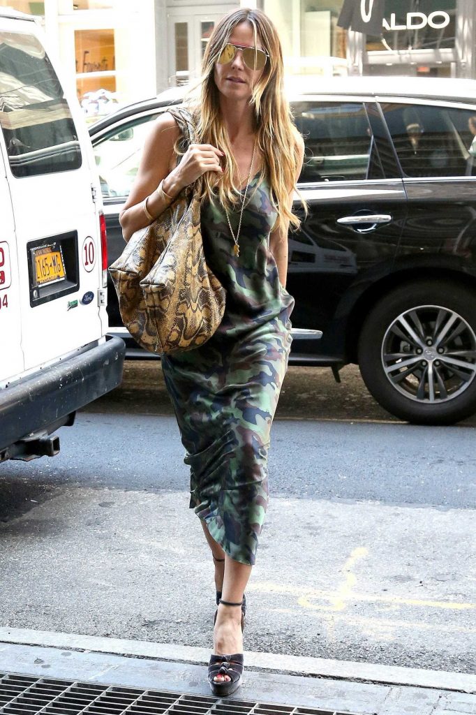 Heidi Klum Steps Out of Work for America's Next Top Model in New York-1