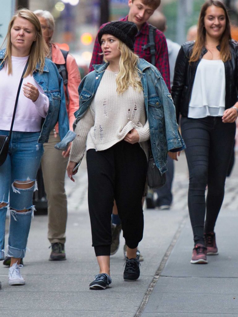 Hilary Duff Was Seen With a Friend in New York City-1