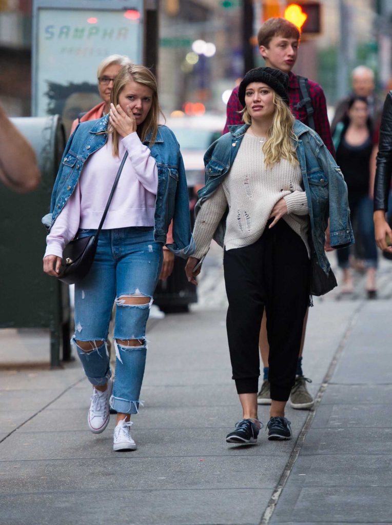 Hilary Duff Was Seen With a Friend in New York City-3