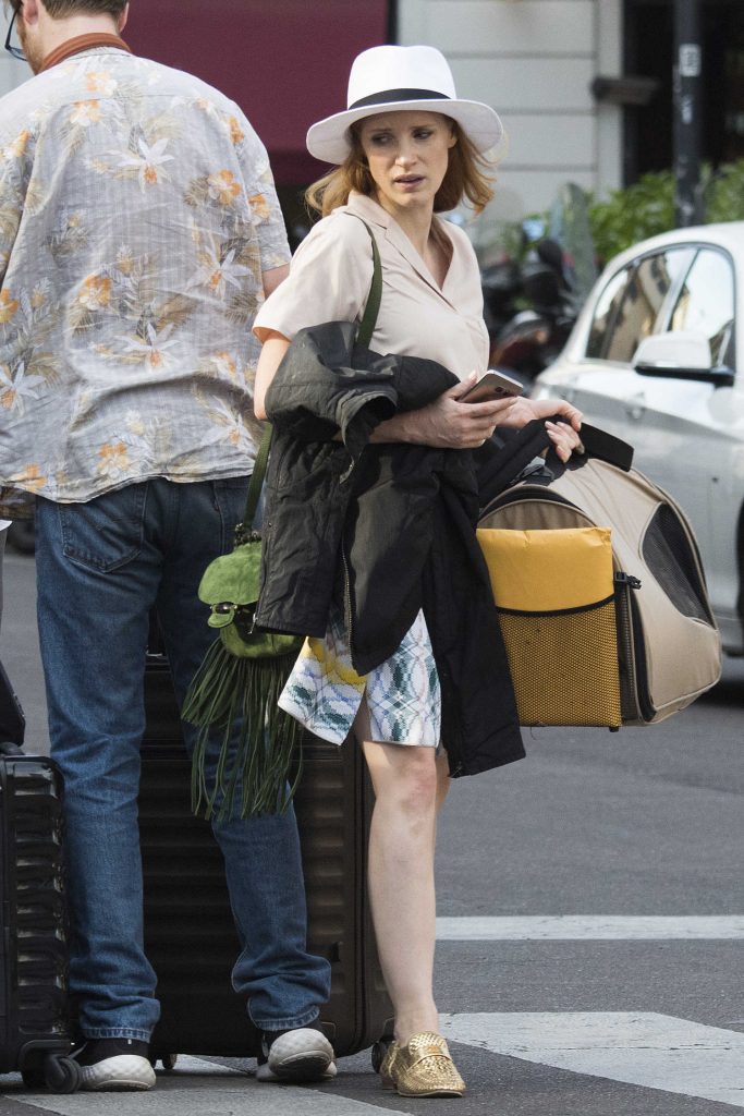 Jessica Chastain Was Seen Out in Milan-3