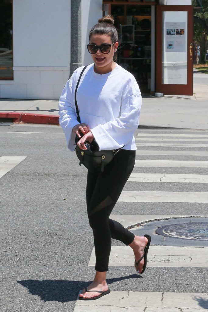 Lea Michele Was Seen Out in Brentwood-2