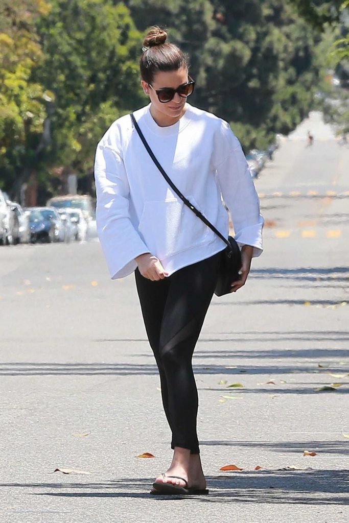 Lea Michele Was Seen Out in Brentwood-3
