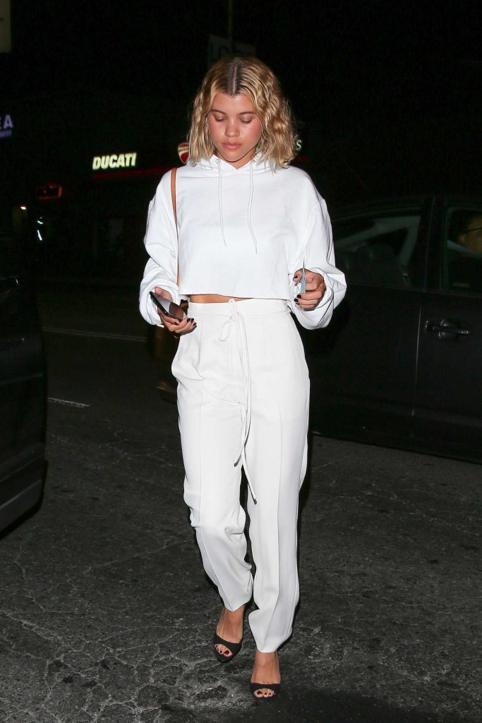 Sofia Richie Leaves The Nice Guy Club in West Hollywood-1