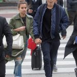 Ansel Elgort Arrives at Melbourne Airport With His Girlfriend Violetta Komyshan