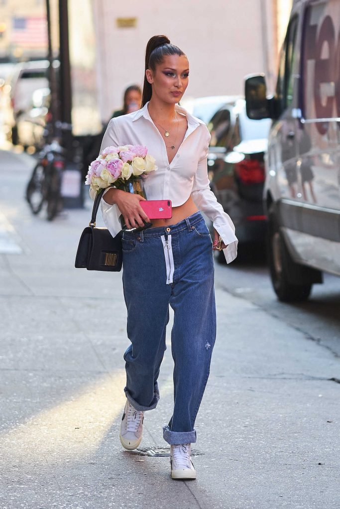 Bella Hadid Leaves Milk Studios in New York City-4