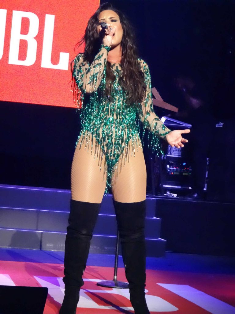 Demi Lovato Performs at JBL Fest in Vegas-2