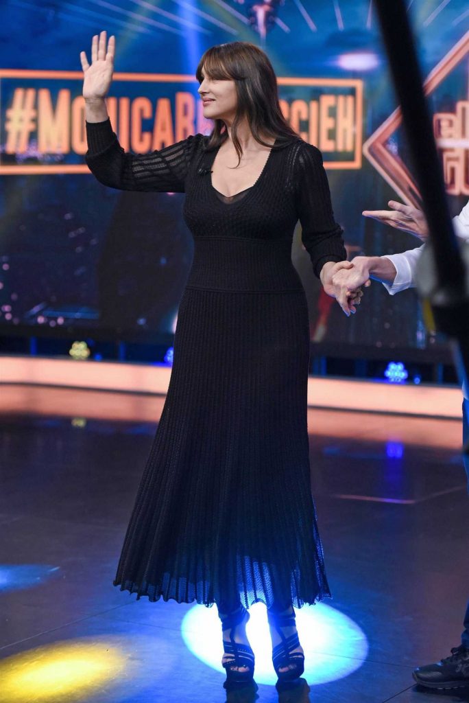 Monica Bellucci at the Spanish TV Show El Hormiguero in Madrid-2