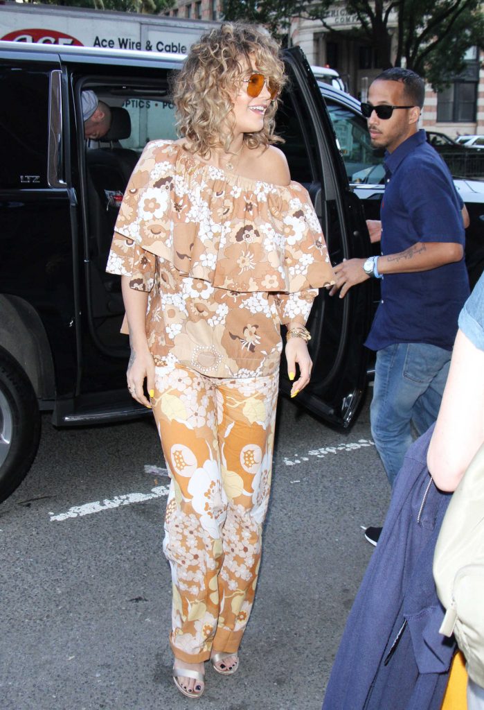 Rita Ora Arrives at Z100 Studios in New York-4