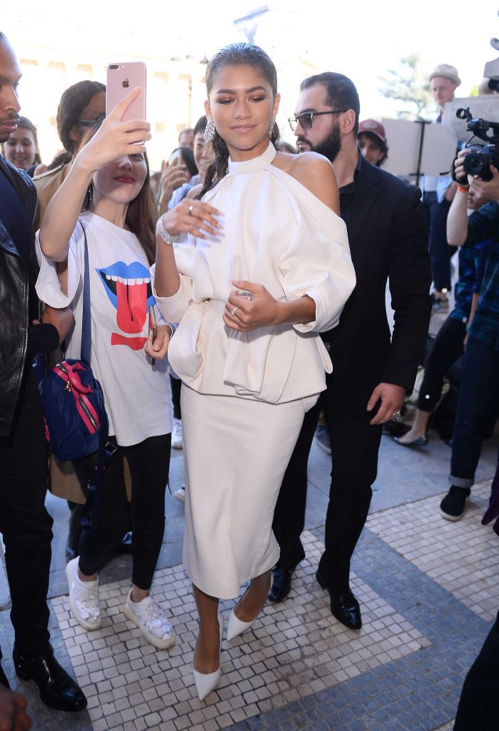 Zendaya at the Ralph Russo Show During the Haute Couture Fashion Week in Paris-3
