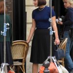 Adele Exarchopoulos on the Set of Her New Film The White Crow in Paris