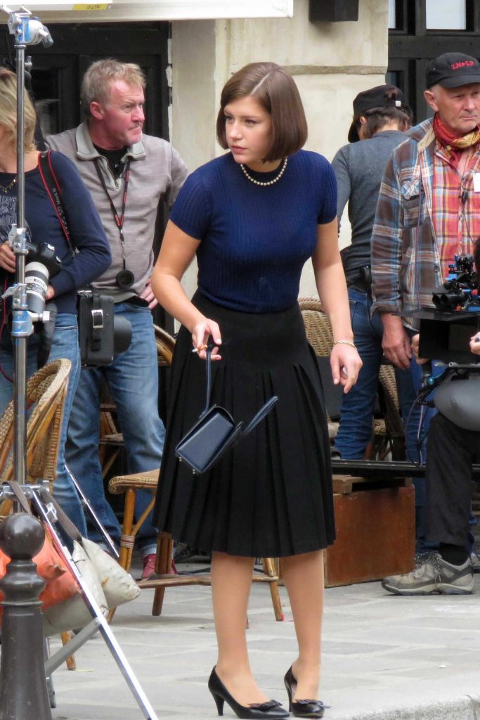 Adele Exarchopoulos on the Set of Her New Film The White Crow in Paris-3