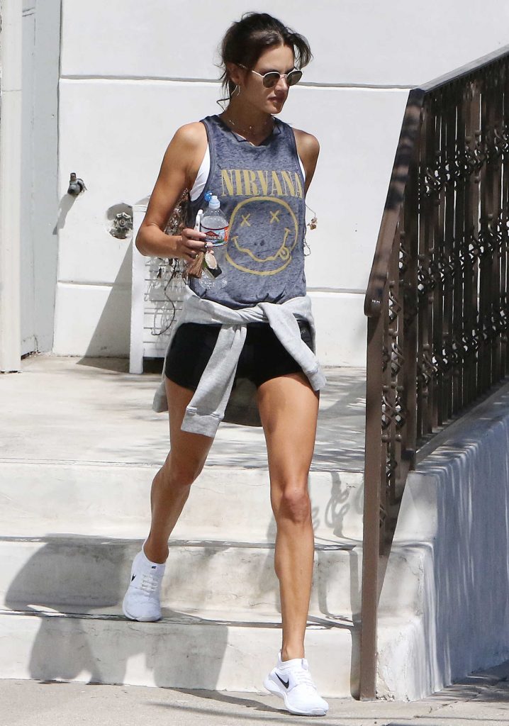 Alessandra Ambrosio Was Seen After a Workout in LA-1