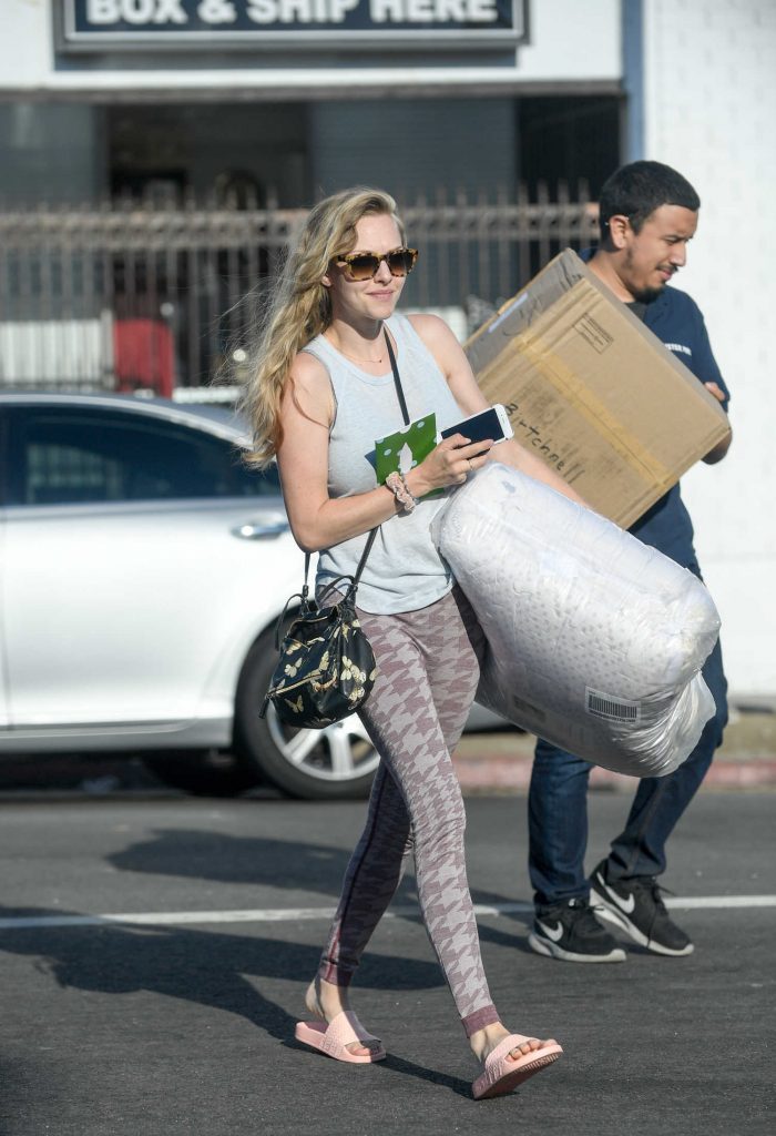 Amanda Seyfried Picks up Some Packages in Los Angeles-1