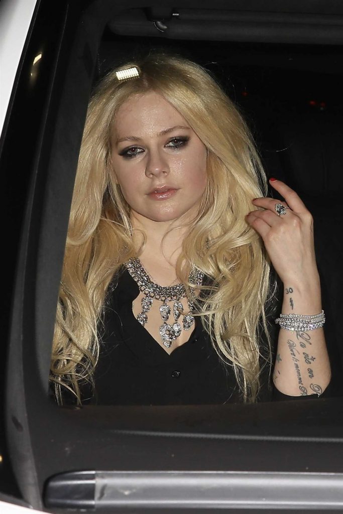 Avril Lavigne Leaves a Peppermint Club in West Hollywood-2