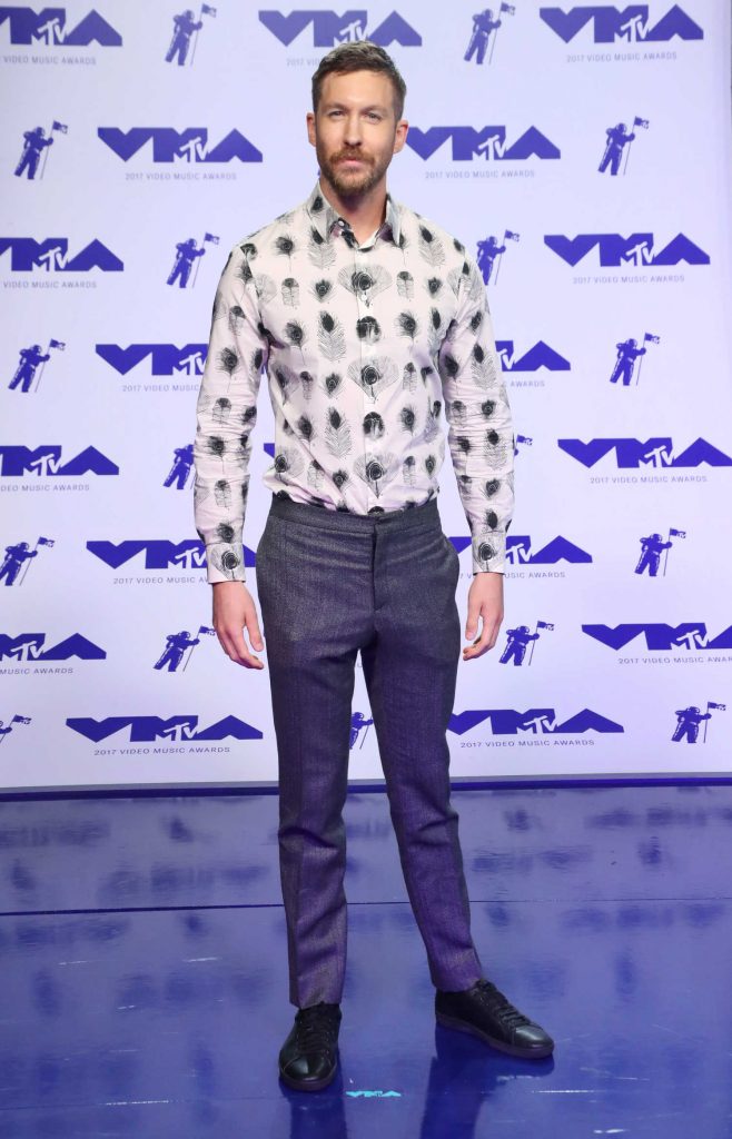 Calvin Harris at the 2017 MTV Video Music Awards in Los Angeles-1