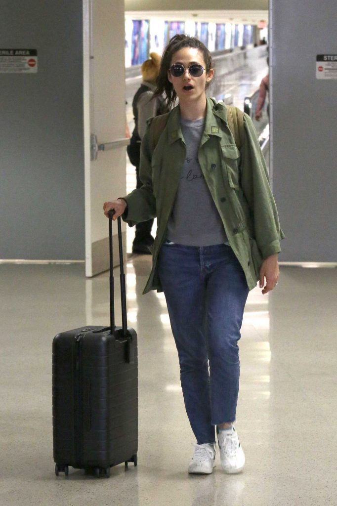 Emmy Rossum Arrives at LAX Airport in LA-4