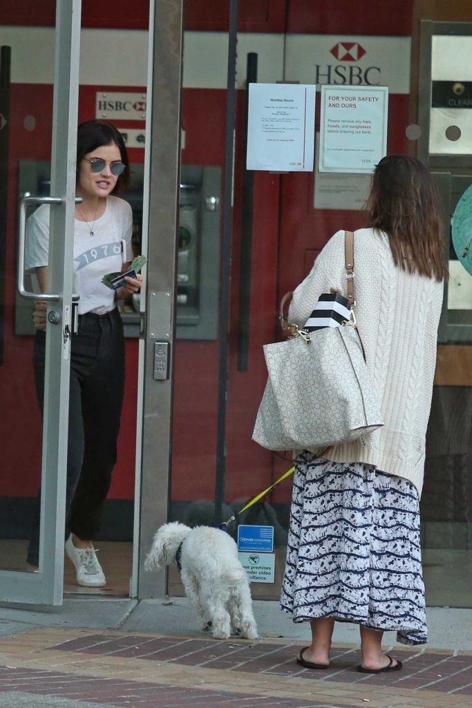 Lucy Hale Makes a Withdrawal to pay Her Dog Sitter in Vancouver-1