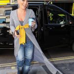 Pink Arrives at Kiss FM Studios in London