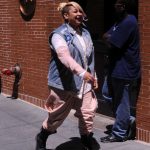 Raven Symone Leaves ABC Studios in New York City