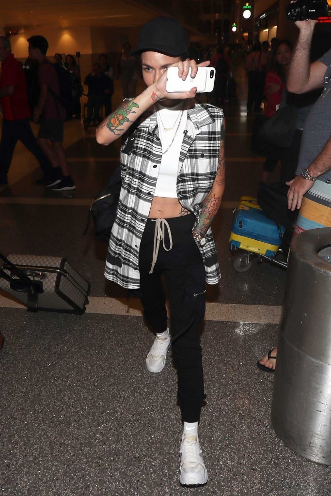 Ruby Rose at LAX Airport in Los Angeles-3