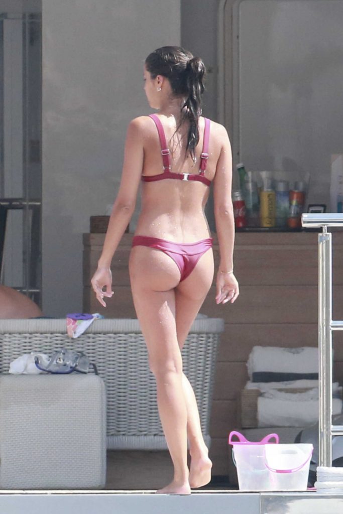Sara Sampaio in Bikini Bikini on a Yacht in Ibiza-3