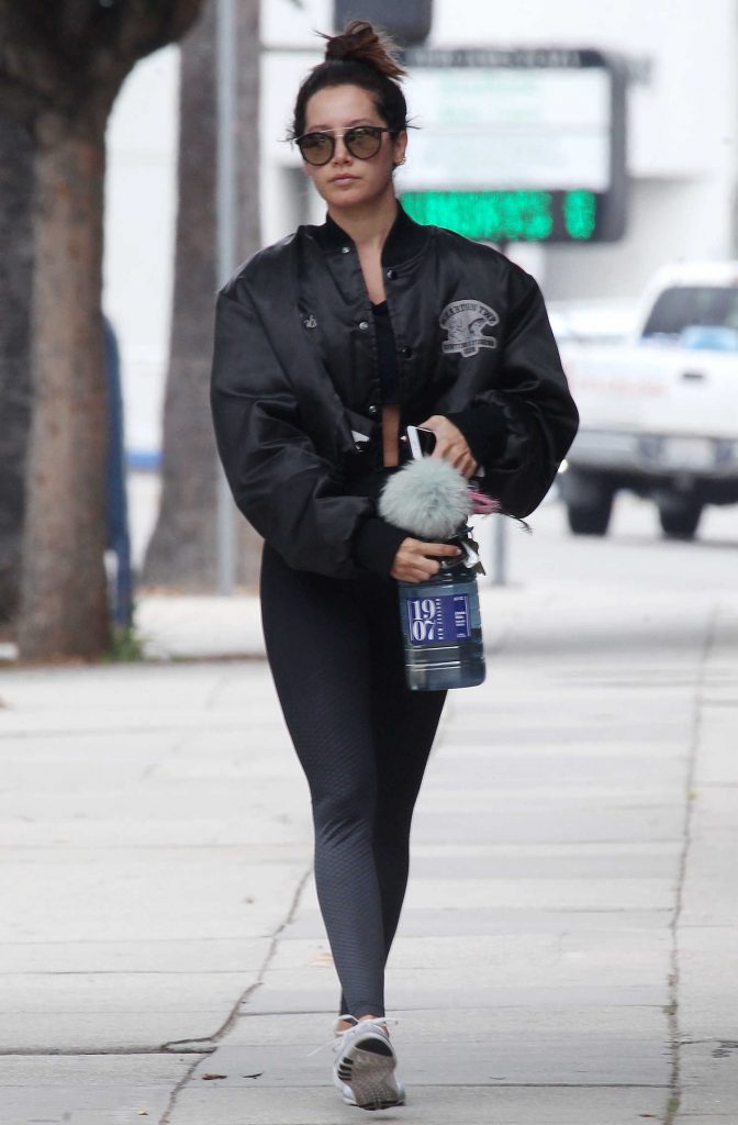 Ashley Tisdale Leaves the Gym in Los Angeles-1