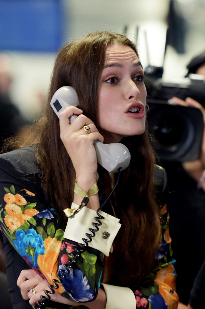 Keira Knightley on the BGC Trading Floor to Raise Money in Support of Charities at the BGC Charity Day in London-2