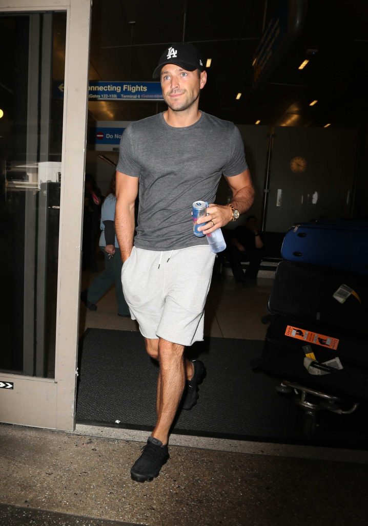 Mark Wright Arrives at LAX Airport in Los Angeles-1