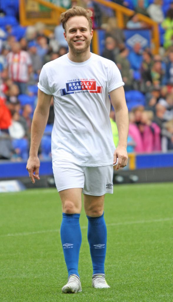 Olly Murs at There's Only One Bradley Lowery Charity Football Match in Liverpool-4