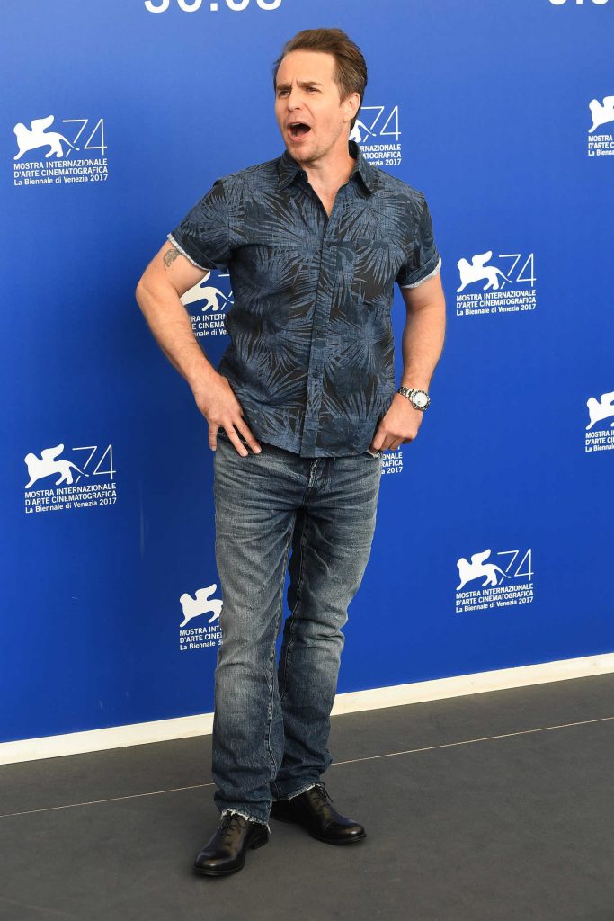 Sam Rockwell at Three Billboards Outside Ebbing, Missouri Photocall During the 74th Venice International Film Festival in Italy-2