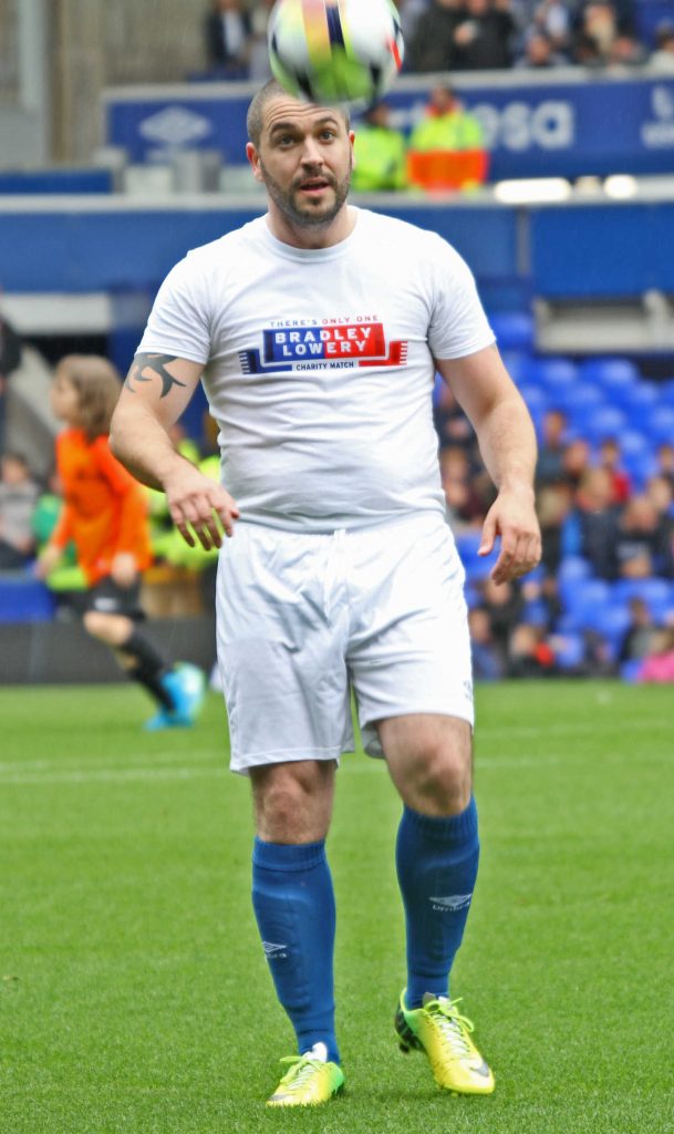 Shayne Ward at There's Only One Bradley Lowery Charity Football Match in Liverpool-4