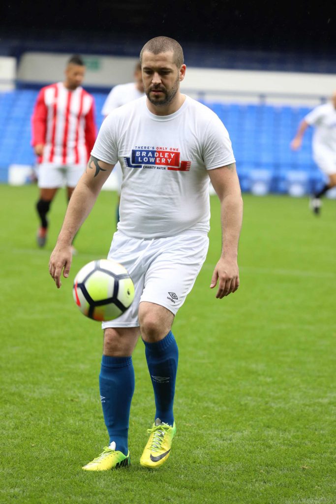 Shayne Ward at There's Only One Bradley Lowery Charity Football Match in Liverpool-5