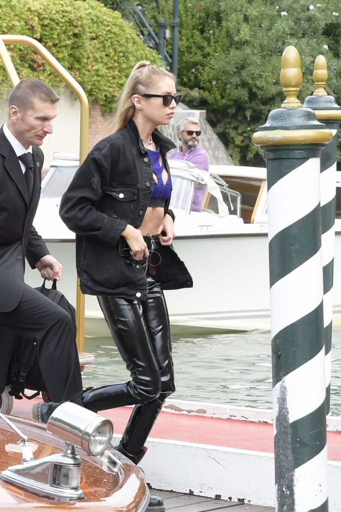 Stella Maxwell Arrives at the 74th Venice International Film Festival in Italy-1