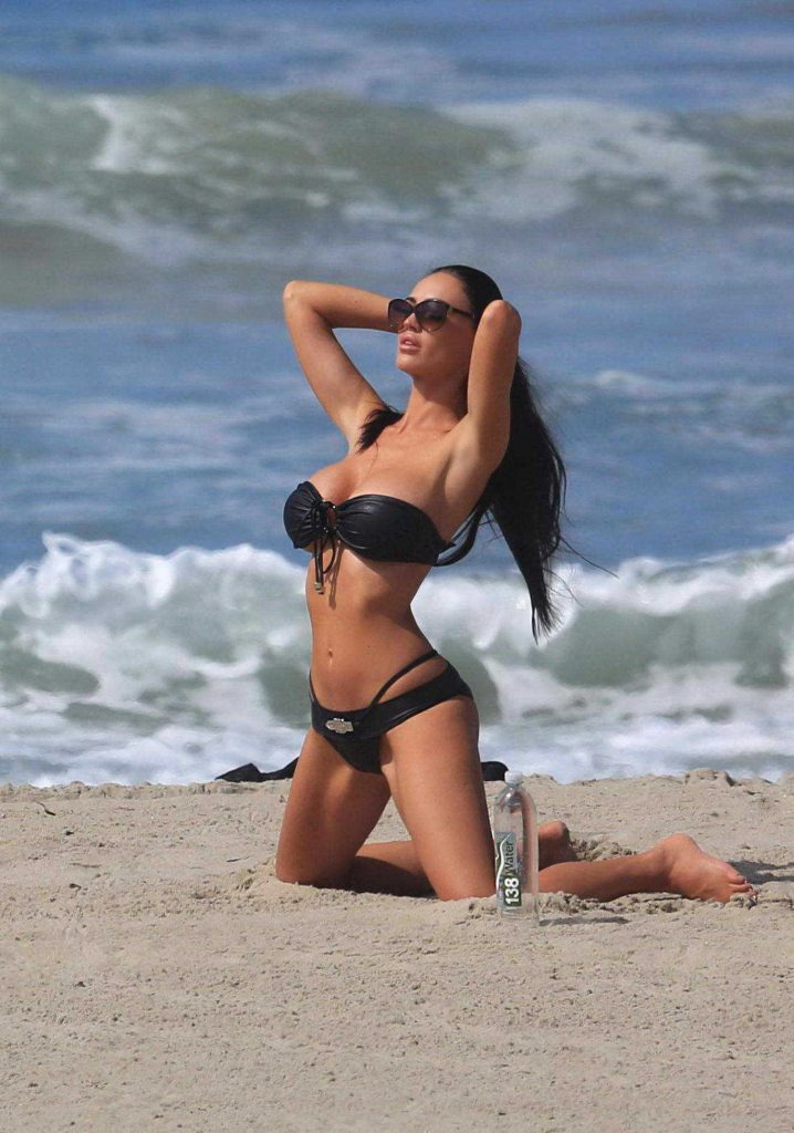 Charlie Riina Does 138 Water Bikini Photoshoot in Malibu-1
