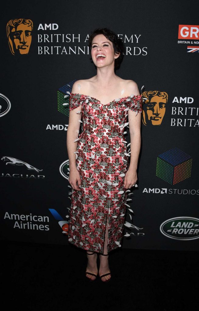 Claire Foy at 2017 AMD British Academy Britannia Awards in Beverly Hills-3
